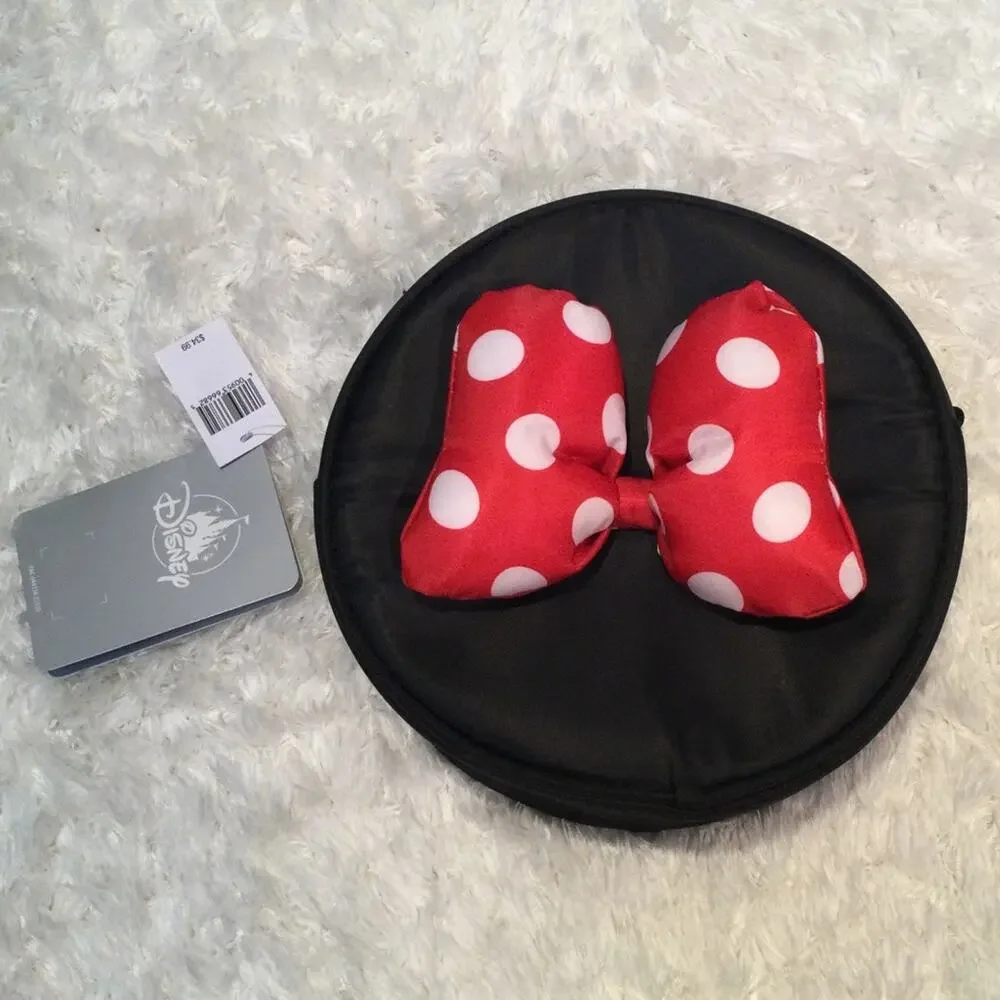 New Minnie Mouse bow crossbody satin bag